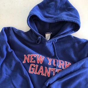 NY Giants Hooded Sweatshirt Medium